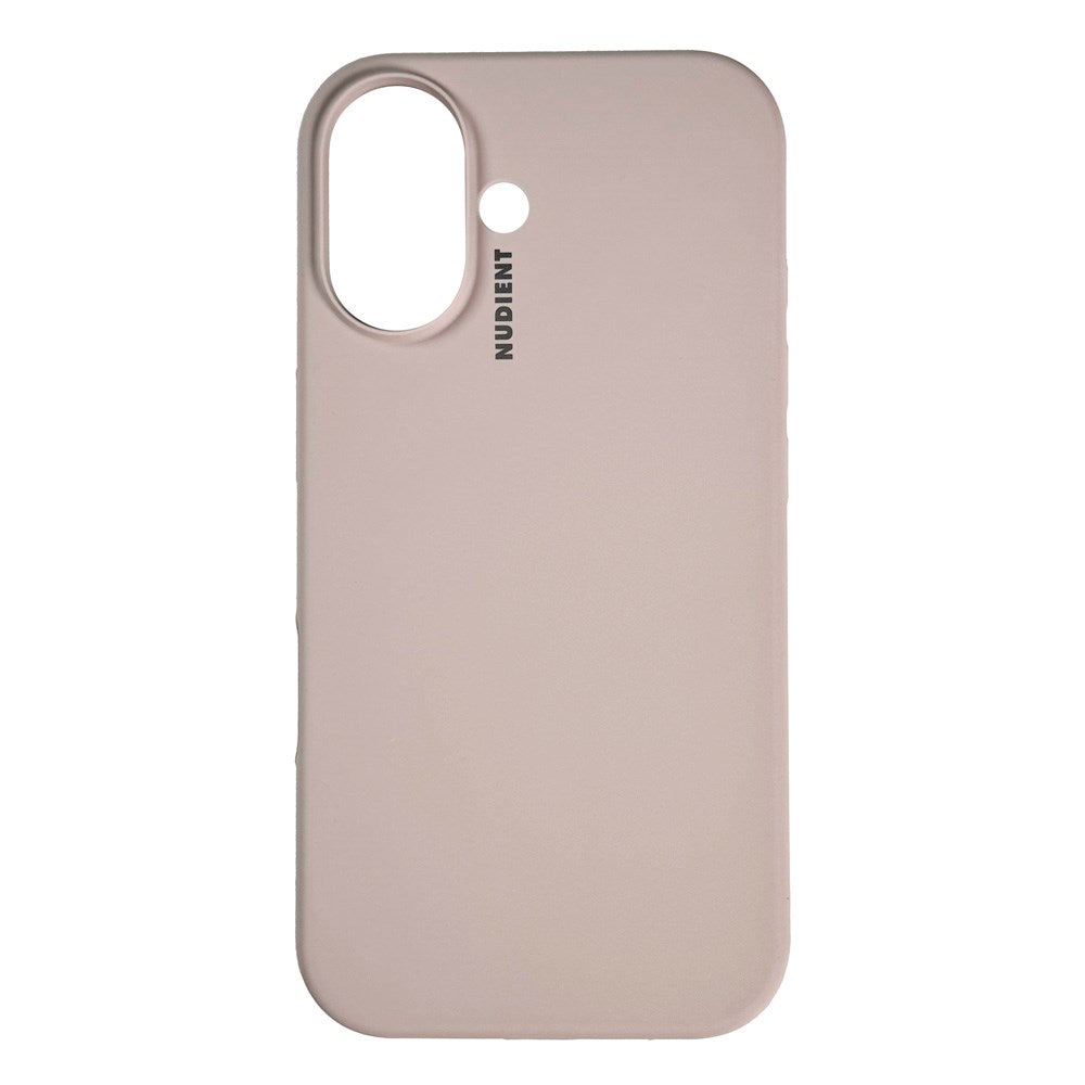 Nudient iPhone 16 Base Silicone Cover - Stone Beige