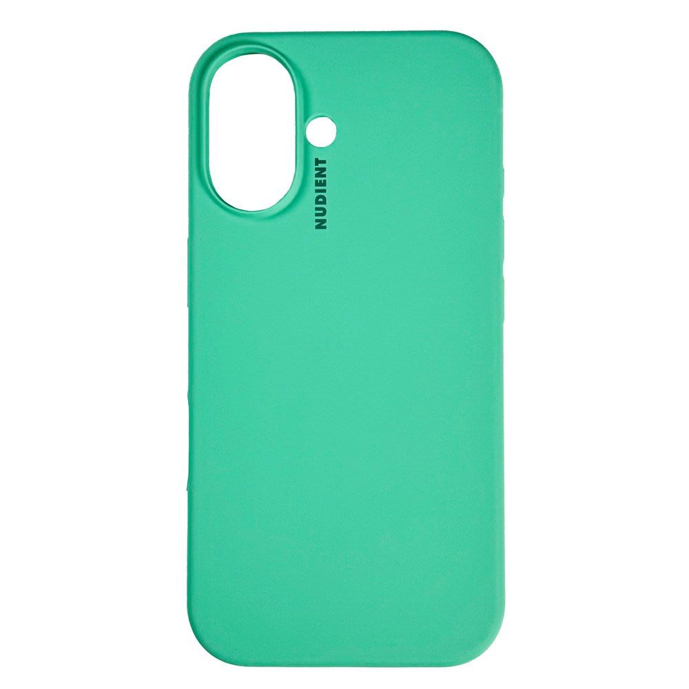 Nudient iPhone 16 Base Silicone Cover - Mint Green