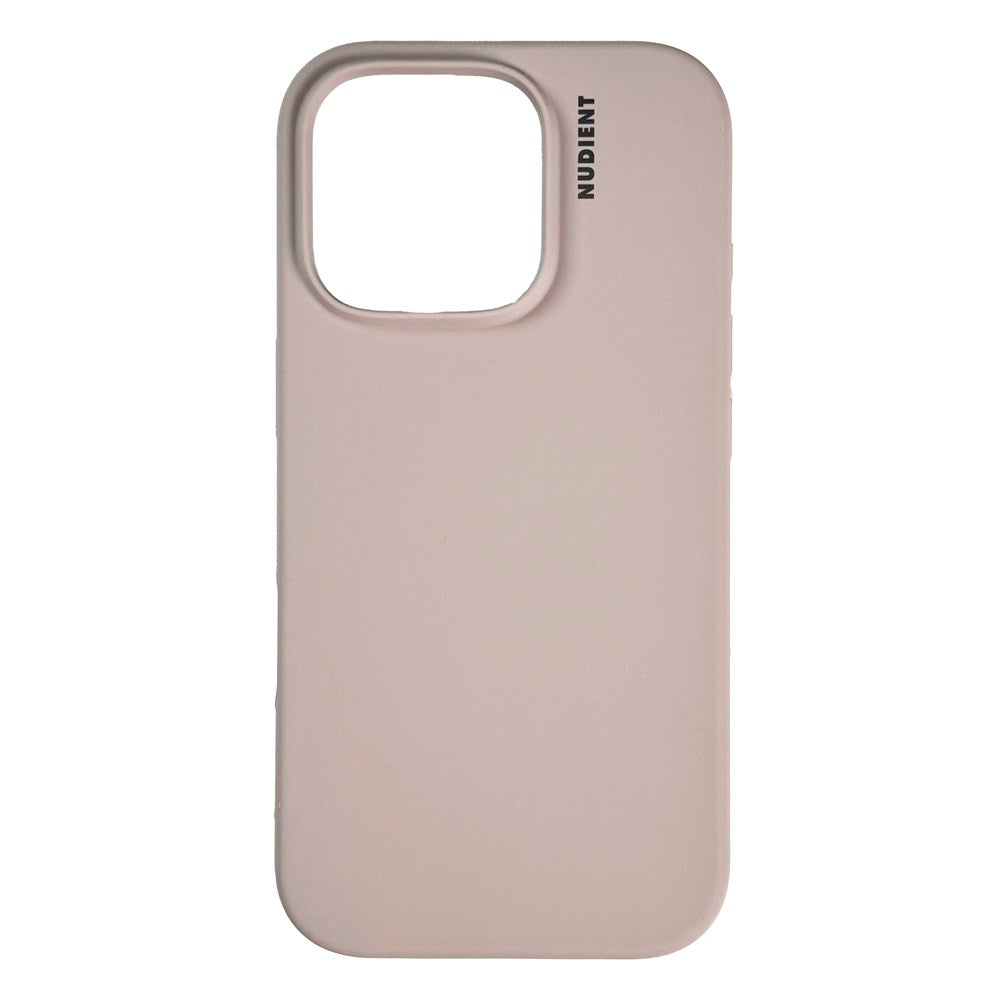 Nudient iPhone 16 Pro Base Silicone Cover - Stone Beige