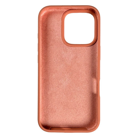 Nudient iPhone 16 Pro Base Silicone Cover - Peach Orange