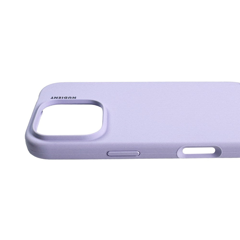 Nudient iPhone 16 Pro Base Silicone Cover - Soft Purple