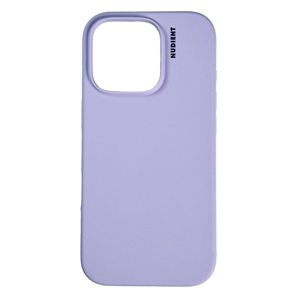 Nudient iPhone 16 Pro Base Silicone Cover - Soft Purple