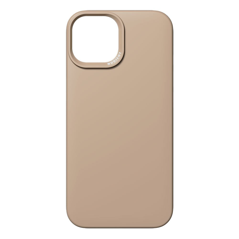 iPhone 15 Nudient Thin Case Bagside Cover - MagSafe Kompatibel - Clay Beige