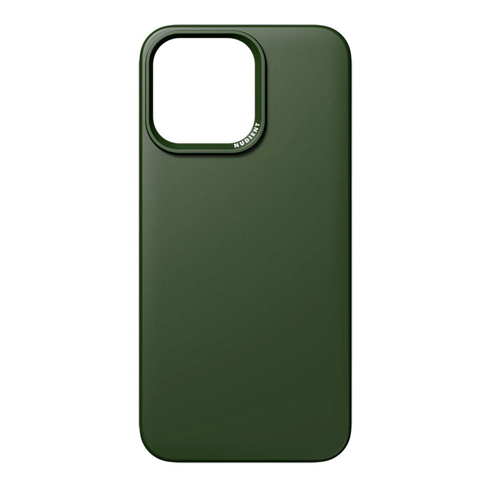 iPhone 15 Pro Max Nudient Thin Case Bagside Cover - MagSafe Kompatibel - Pine Green