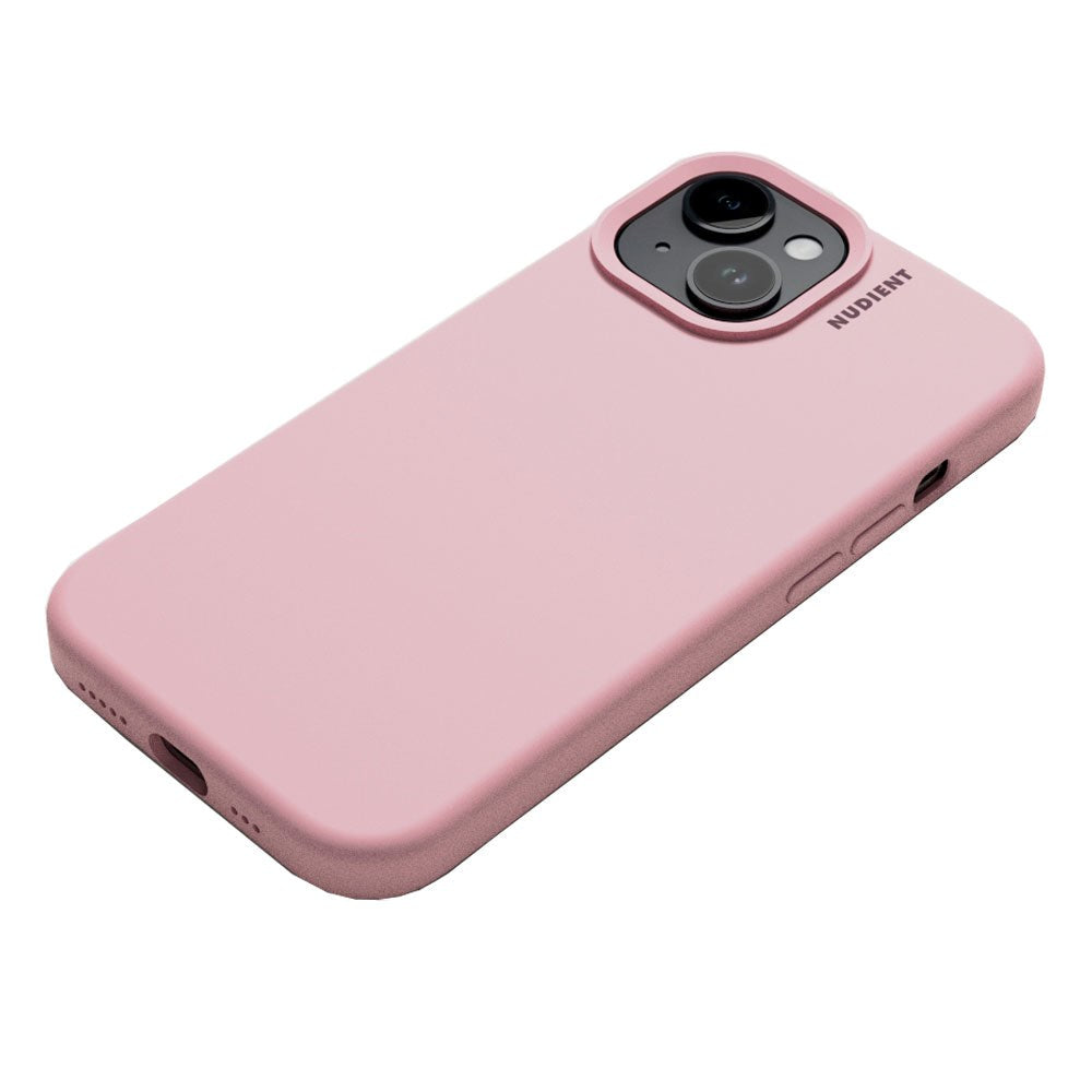 Nudient iPhone 15 Base Silicone Cover - Baby Pink