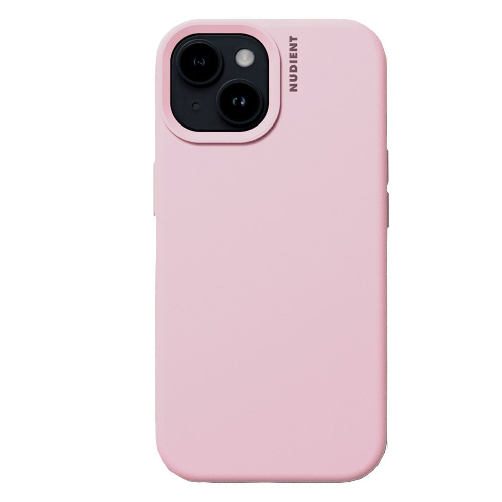 Nudient iPhone 15 Base Silicone Cover - Baby Pink