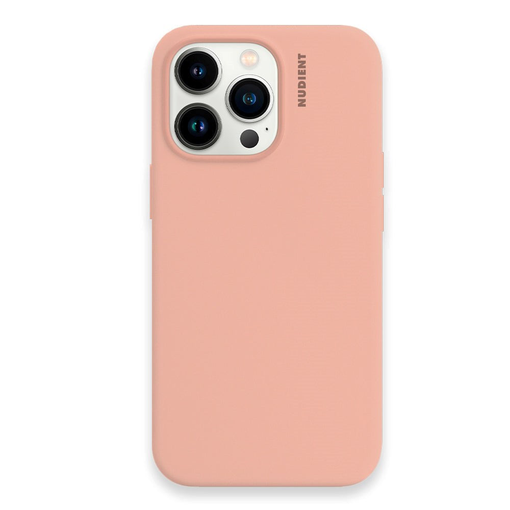 Nudient iPhone 13 Pro Base Silicone Cover - Peach Orange