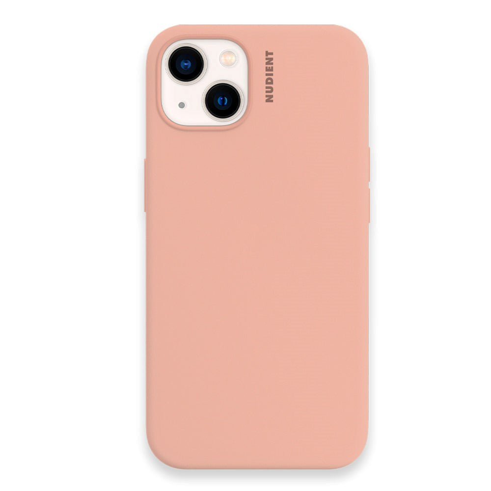 Nudient iPhone 13 Base Silicone Cover - Peach Orange