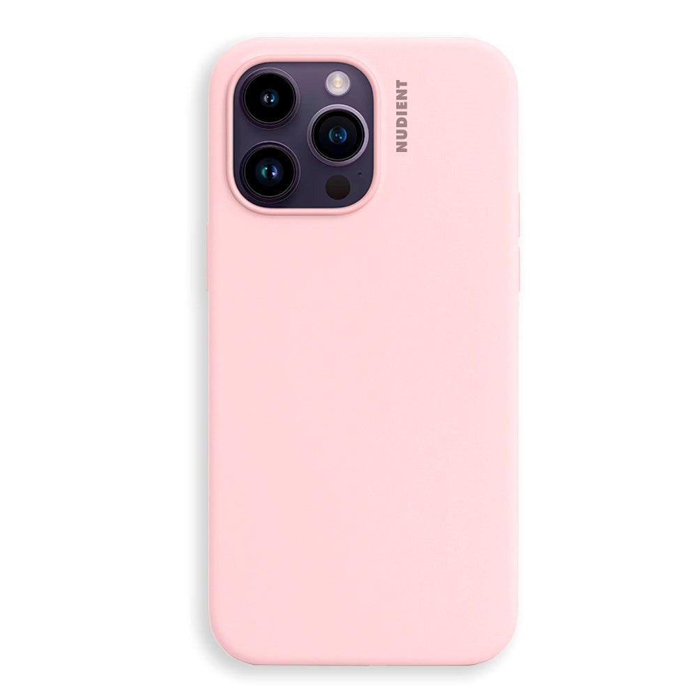 Nudient iPhone 14 Pro Base Silicone Cover - Baby Pink