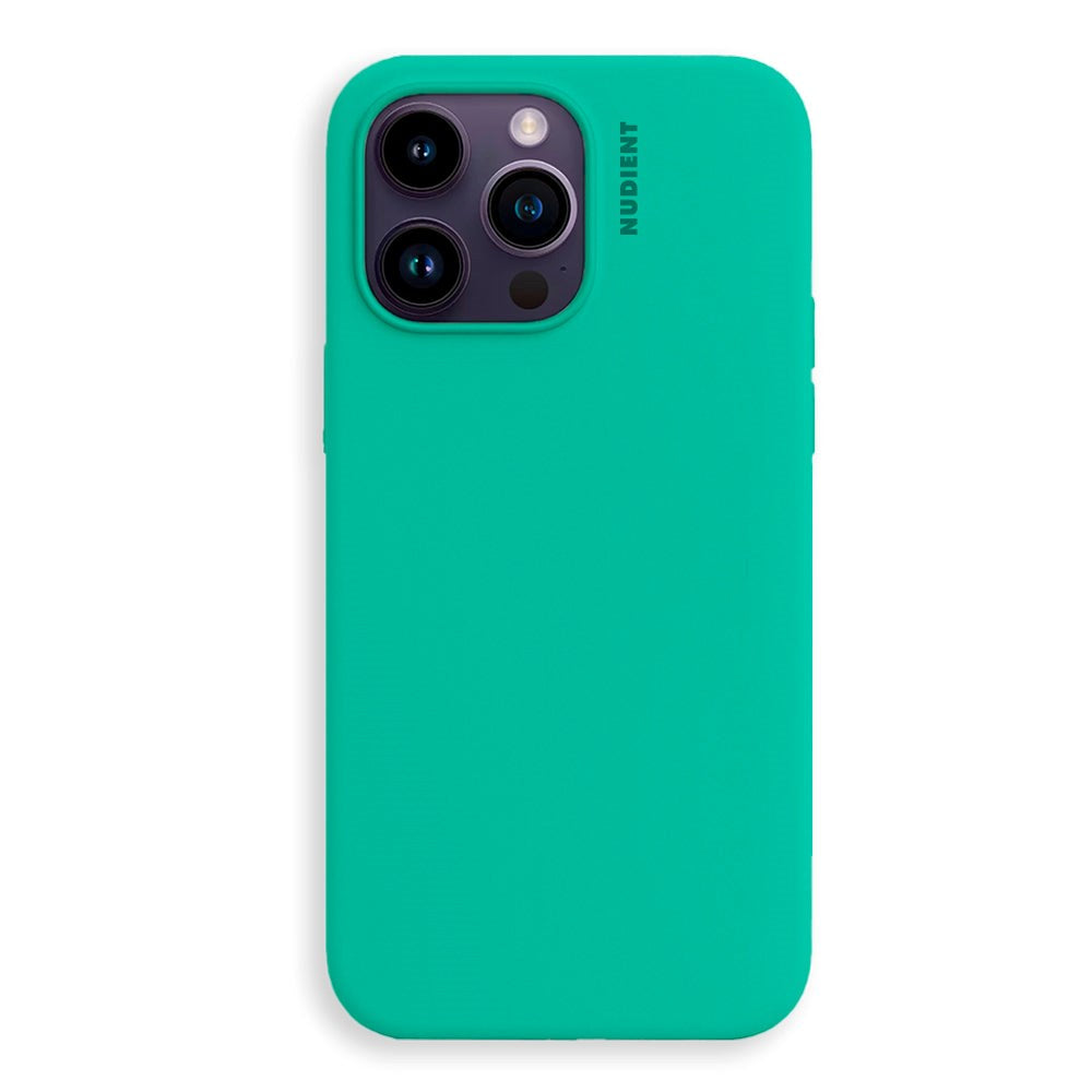 Nudient iPhone 14 Pro Base Silicone Cover - Mint Green