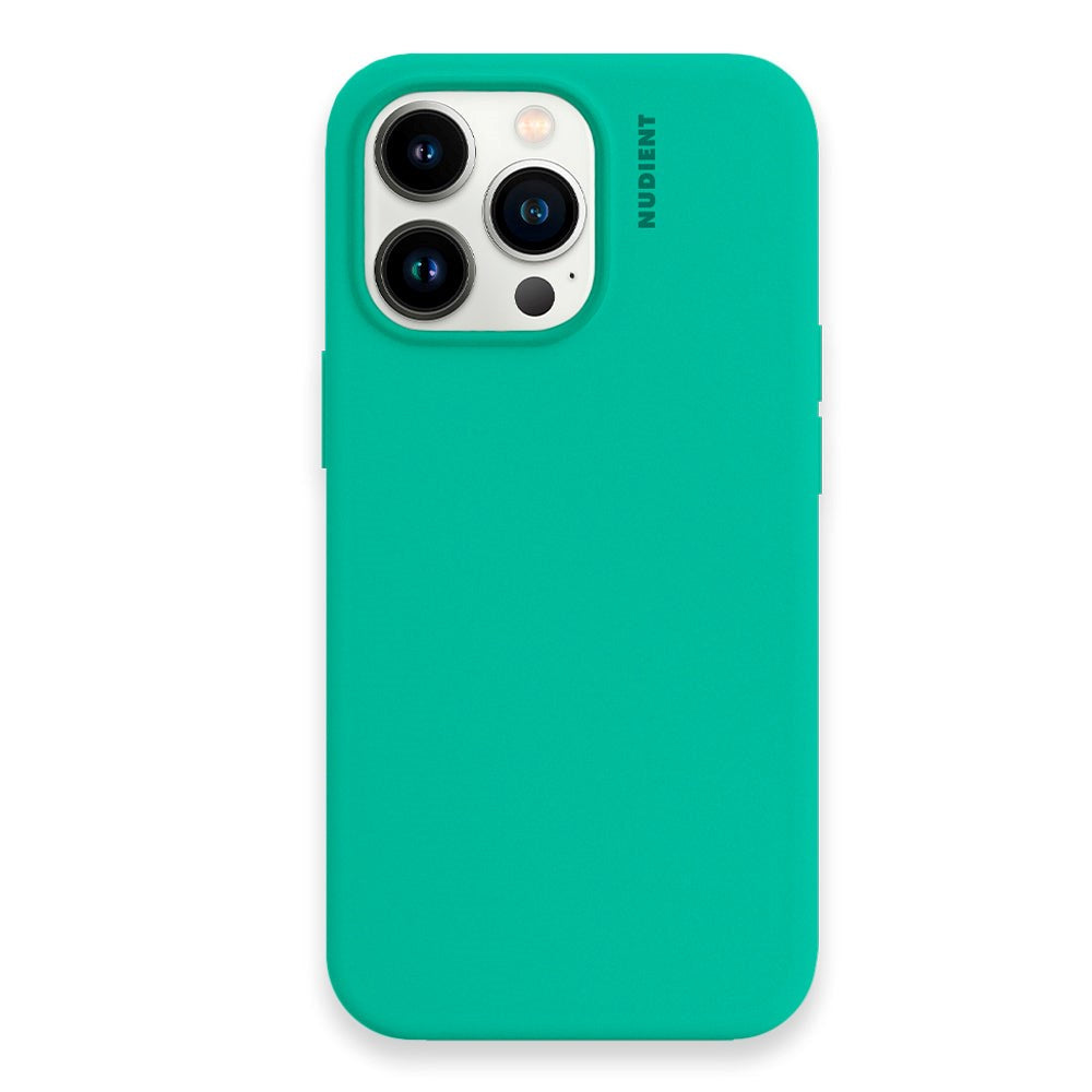 Nudient iPhone 13 Pro Base Silicone Cover - Mint Green