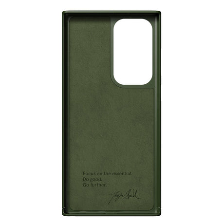 Nudient Thin Case Samsung Galaxy S23 Ultra Bagside Cover - Pine Green