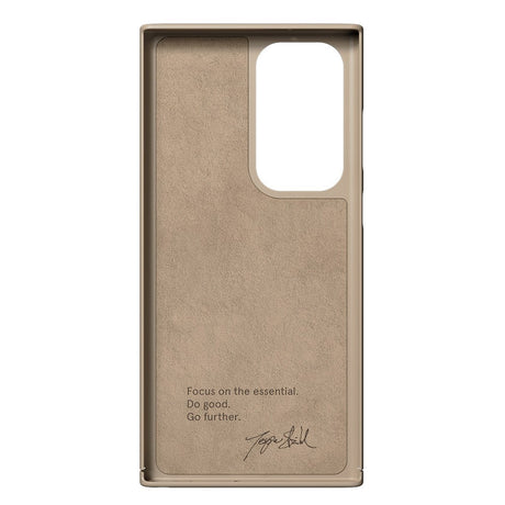 Nudient Thin Case Samsung Galaxy S23 Ultra Bagside Cover - Clay Beige