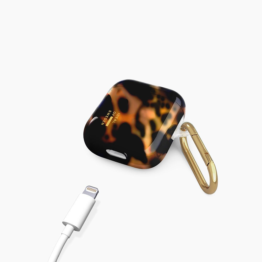 iDeal of Sweden AirPods (1. & 2. Gen.) Clear Case m. Karabinhage - Tortoise