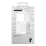 iPhone 16 Pro iDeal Of Sweden Ideal Bumper Case - MagSafe Kompatibel - Cloudy White