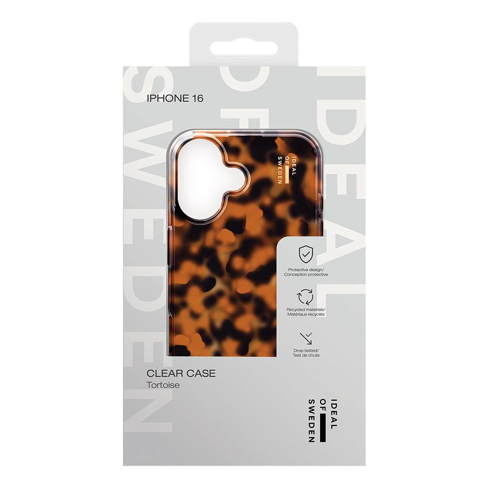 Iphone 16 iDeal Of Sweden Clear Case - Tortoise