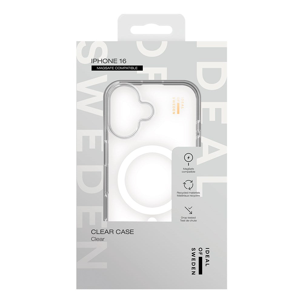 iPhone 16 iDeal Of Sweden Clear Case - MagSafe Kompatibel - Clear