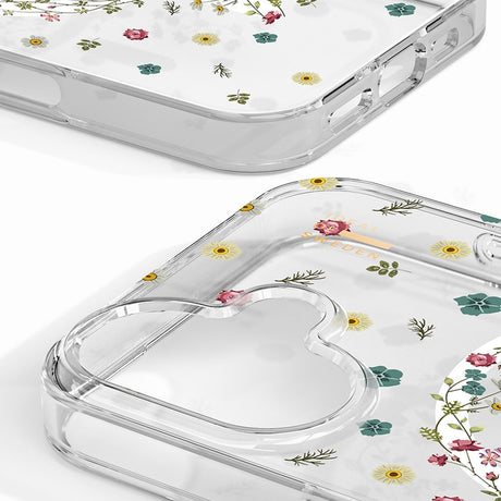 iPhone 16 iDeal Of Sweden Clear Case - MagSafe Kompatibel - Petite Floral