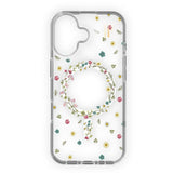 iPhone 16 iDeal Of Sweden Clear Case - MagSafe Kompatibel - Petite Floral