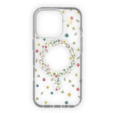 iPhone 16 Pro iDeal Of Sweden Clear Case - MagSafe Kompatibel - Petite Floral