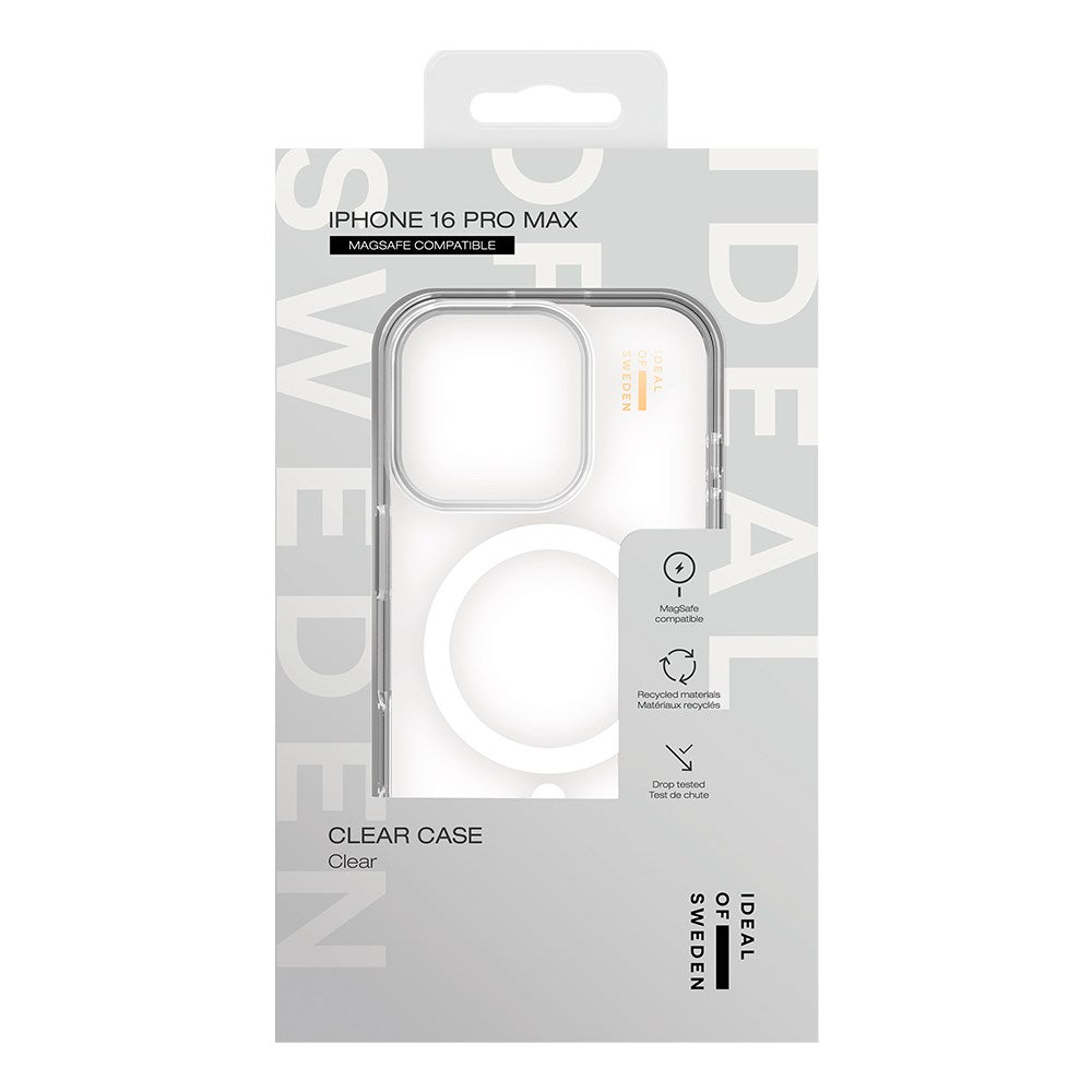 iPhone 16 Pro Max iDeal Of Sweden Clear Case - MagSafe Kompatibel - Clear