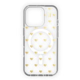 iPhone 16 Pro Max iDeal Of Sweden Clear Case - MagSafe Kompatibel - Golden Hearts