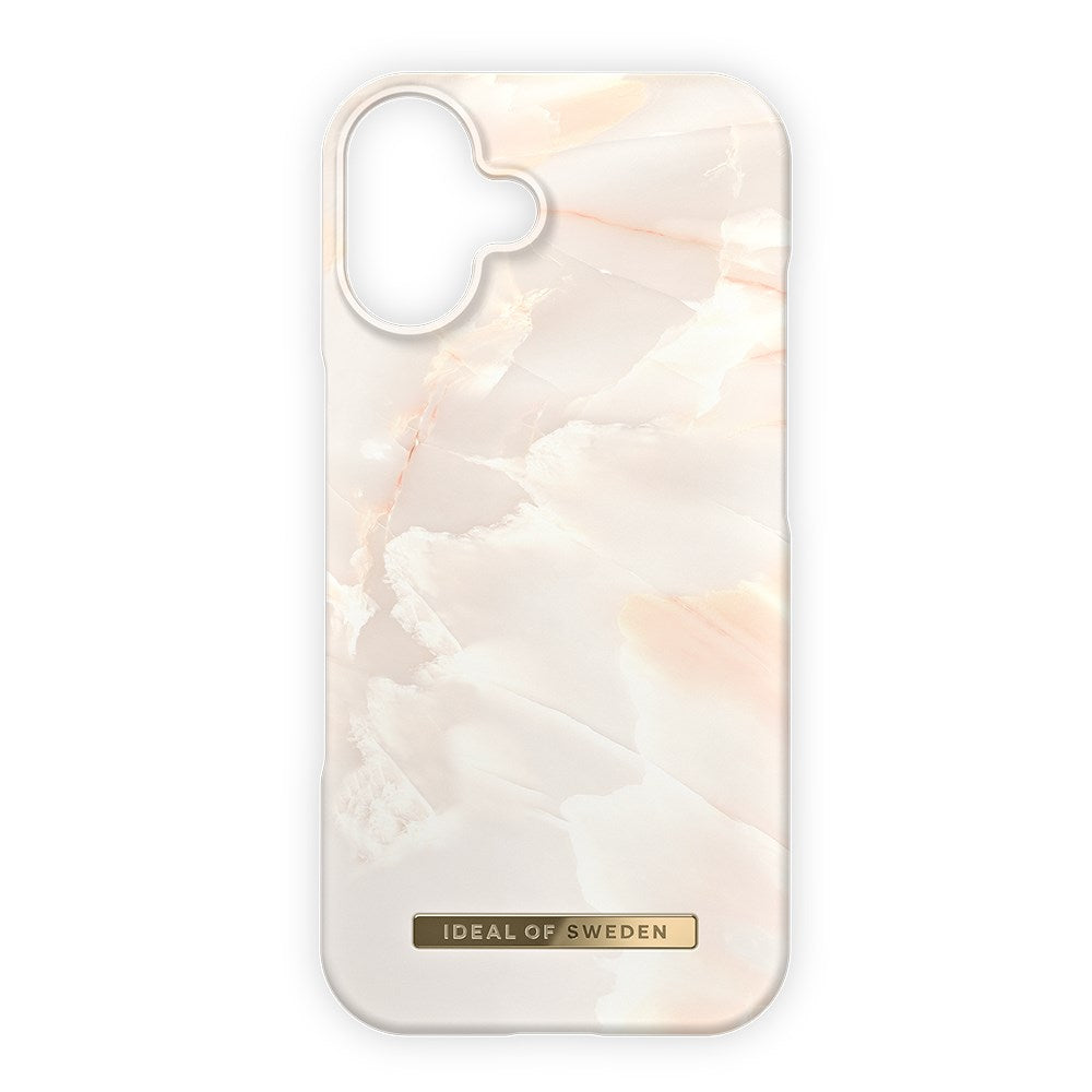 iPhone 16 iDeal Of Sweden Fashion Case - MagSafe Kompatibel - Rose Pearl Marble