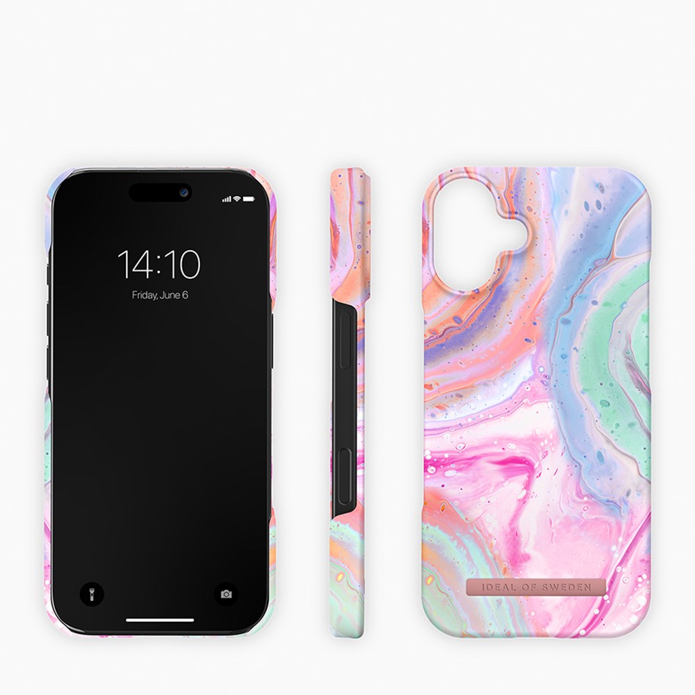 iPhone 16 iDeal Of Sweden Fashion Case - MagSafe Kompatibel - Pastel Marble