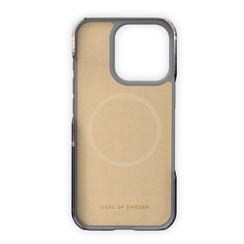 iPhone 16 Pro iDeal Of Sweden Fashion Case - MagSafe Kompatibel - Golden Twilight Marble