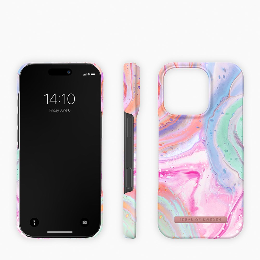 iPhone 16 Pro iDeal Of Sweden Fashion Case - MagSafe Kompatibel - Pastel Marble