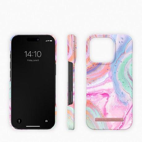 iPhone 16 Pro Max iDeal Of Sweden Fashion Case - MagSafe Kompatibel - Pastel Marble