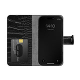 iDeal Of Sweden iPhone 16 Pro Max Magnet Wallet+ Flip Cover - Croco