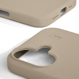 iPhone 16 iDeal Of Sweden Silicone Case - MagSafe Kompatibel - Beige