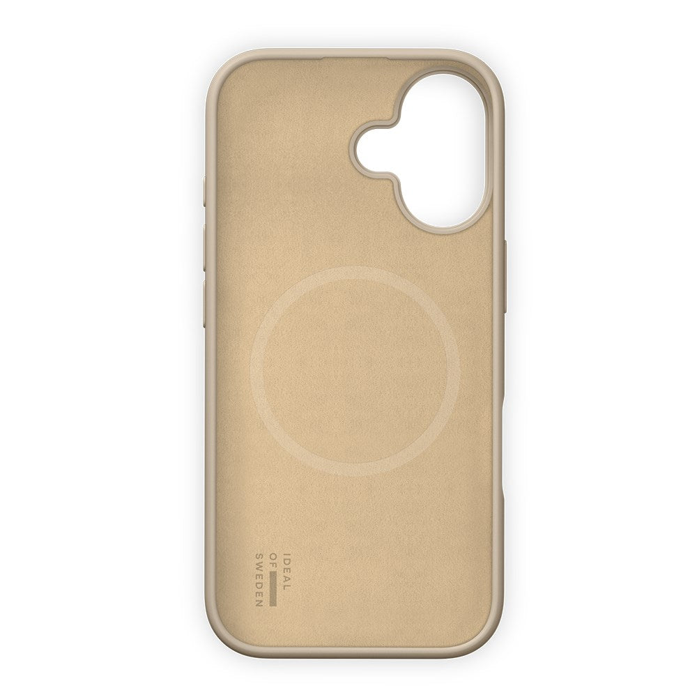 iPhone 16 iDeal Of Sweden Silicone Case - MagSafe Kompatibel - Beige