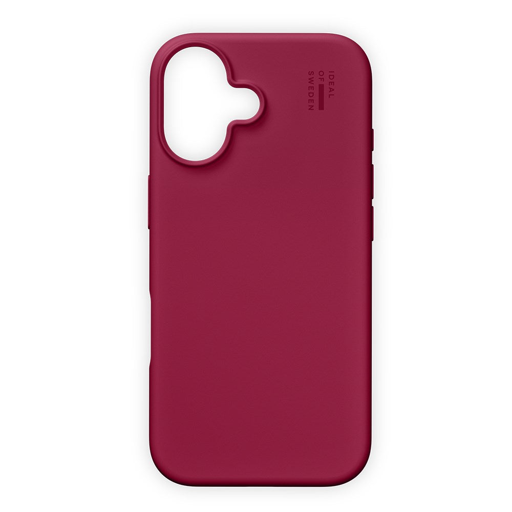 iPhone 16 iDeal Of Sweden Silicone Case - MagSafe Kompatibel - Cranberry