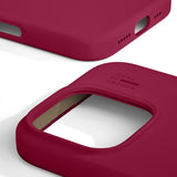 iPhone 16 Pro iDeal Of Sweden Silicone Case - MagSafe Kompatibel - Cranberry