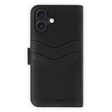 iDeal Of Sweden iPhone 16 Plus Magnet Wallet+ Flip Cover - Black