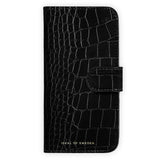 iDeal Of Sweden iPhone 16 Pro Max Magnet Wallet+ Flip Cover - Black Croco