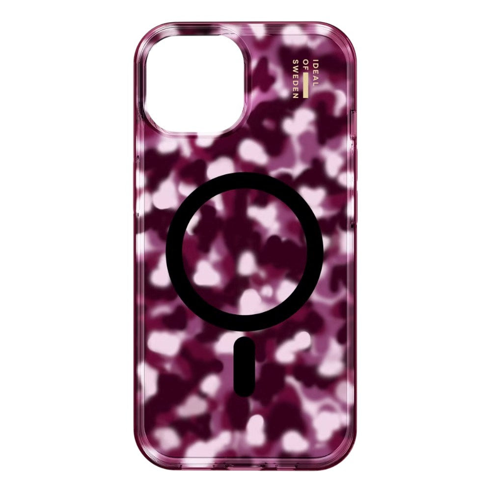 iPhone 17e / 16e / 15 / 14 / 13 iDeal Of Sweden Clear Cover - MagSafe Kompatibel - Cherry Crush