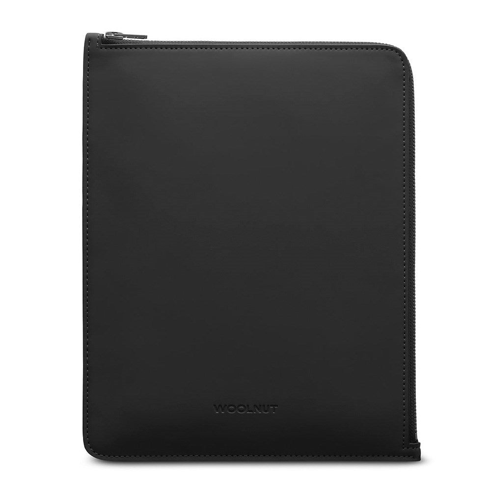 Woolnut PU Læder Folio Sleeve Til iPad / Tablet (295 x 230mm) - Sort