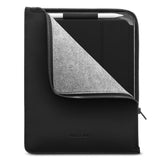 Woolnut PU Læder Folio Sleeve Til iPad / Tablet (295 x 230mm) - Sort