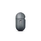 Apple AirPods Pro (3. gen.) - WOOLNUT Ægte Læder Cover - Grå