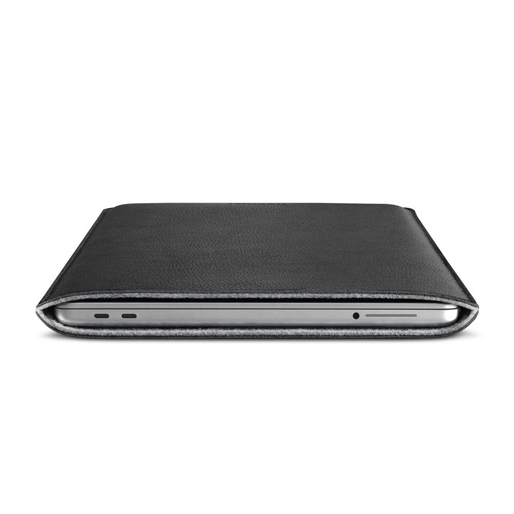 Woolnut Leather Sleeve til MacBook Neo 13 A18 Pro (2026) - Sort