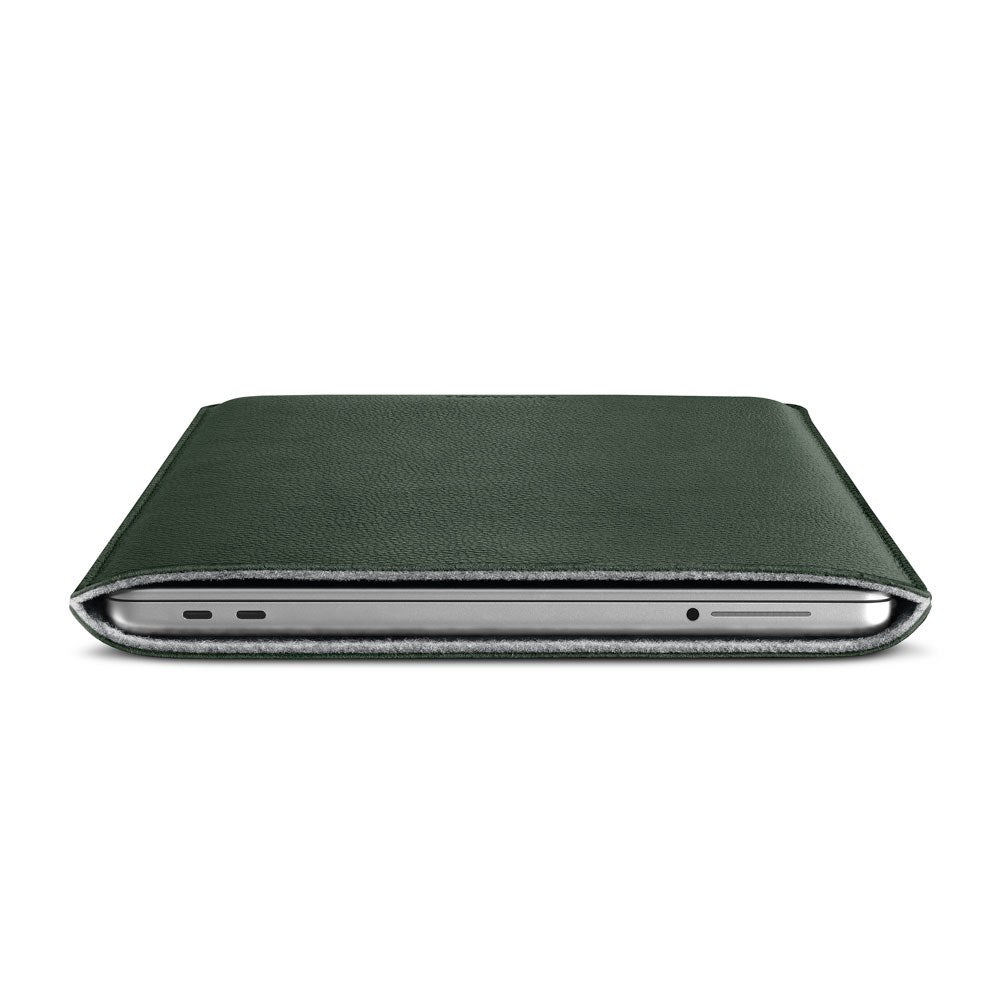 Woolnut Leather Sleeve til MacBook Neo 13 A18 Pro (2026) - Grøn