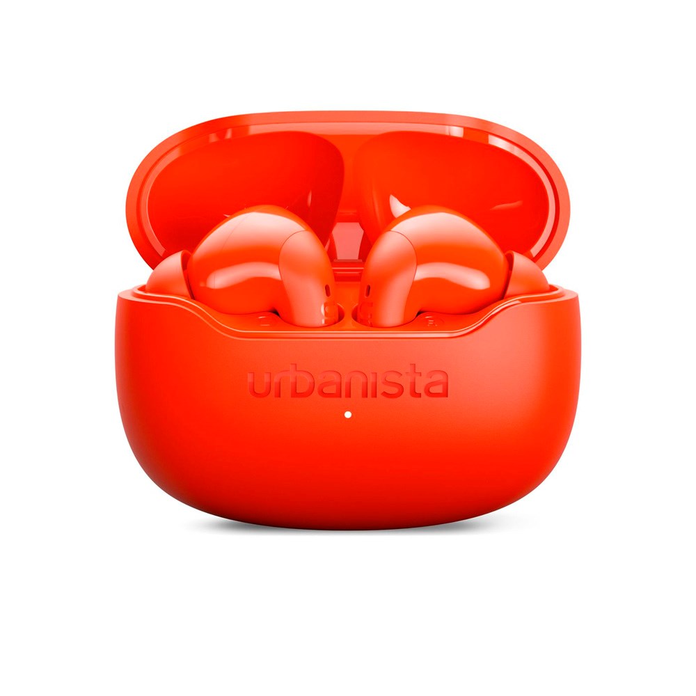 Urbanista Palermo In-Ear Headset - Active Noise Cancelling - Poppy Orange