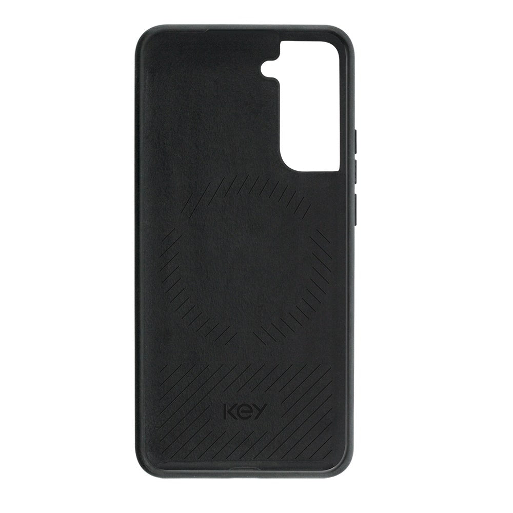 Samsung Galaxy S22 Key Magnetisk Silikone Bagside Cover - Antibakteriel - Sort