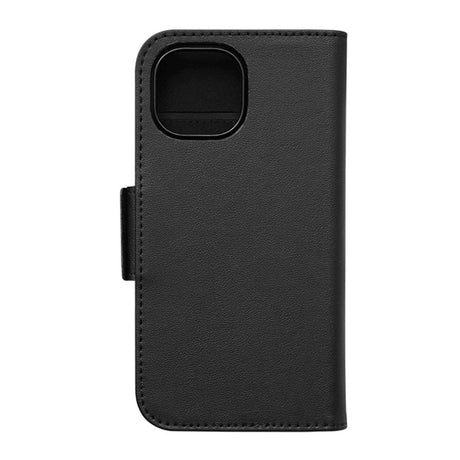 iPhone 14 Key Nordfjord Slim Wallet Læder Cover m. Pung - Sort