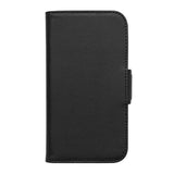 iPhone 14 Pro Key Nordfjord Slim Wallet Læder Cover m. Pung - Sort