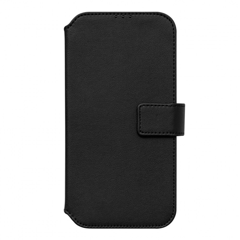 iPhone 14 Plus Key Unstad Magnet Wallet Læder Flip Cover - Sort