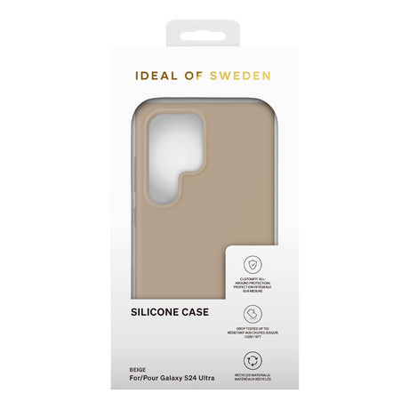 Samsung Galaxy S24 Ultra iDeal Of Sweden Silicone Case - Beige